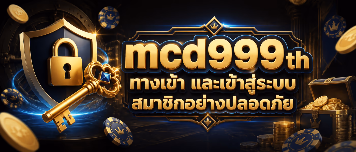 mcd999 ทางเข้า และเข้าสู่ระบบสมาชิกอย่างปลอดภัย